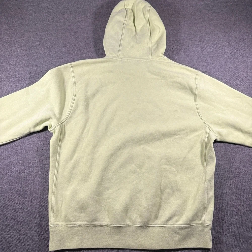 Nike Hoodie Mens Size M Lime Green Sportswear Club Fleece Pullover BV2654-736